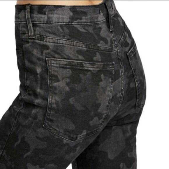 Free People Dark Camo Stretch Skinny Jeans - Picture 2 of 6